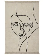 Matto NURU Vaaleanbeige 160 x 230 cm Puuvilla_839974