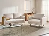 Soffgrupp 3-sits BREDA Ljusbeige