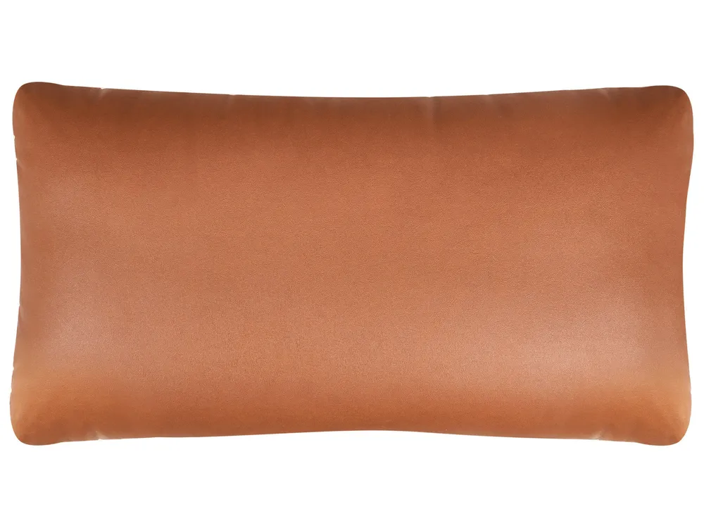 Right-Hand Chaise Longue BRANDE Fabric Golden Brown_1001657