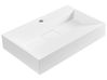 Wall Hung Basin QUENKO 600 x 380 mm Mineral Cast White