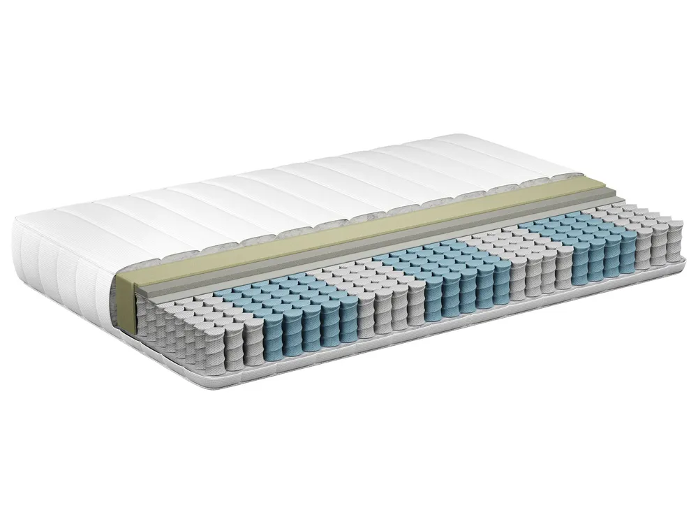 Memory Foam Pocket Spring Mattress SILENT HYBRID 7 PLUS H2/3 Medium 90 x 200 cm (EU Single)