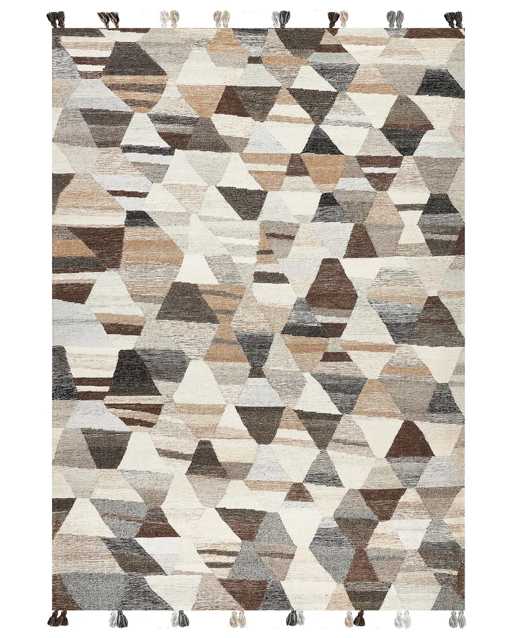Matta ARGAVAND Beige 200 x 300 cm Kelim Ull