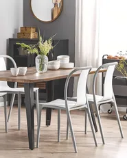 Set of 4 Garden Chairs SPEZIA White_808233