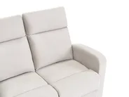 Manuell reclinersoffa 2-sits VERDAL Inklusive fotstöd Sammet Beige_1081129