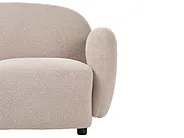 Living Room Set 6 Seater JULE Boucle Beige_1126006