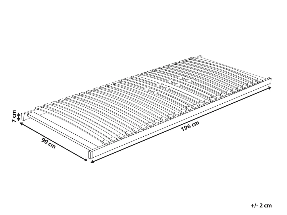 Sälepohja VOUZIERS 90 x 200 cm_932809