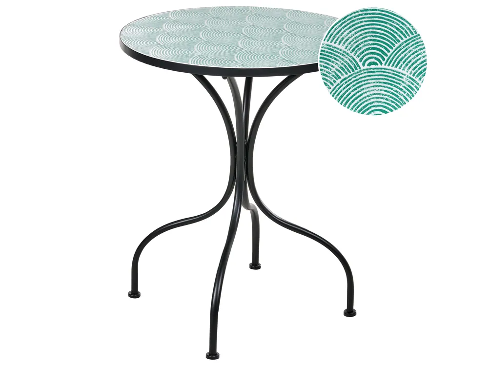 Bistro Table ANAPO 60 cm 60 cm Metal Black