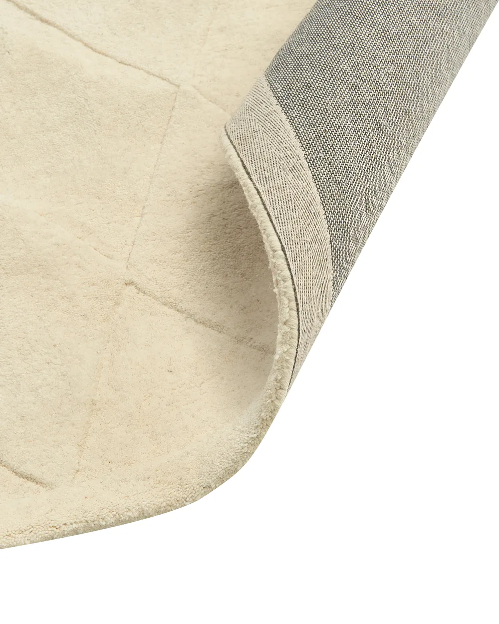 Rug LUNARA Light Beige 200 x 300 cm Wool_1144355