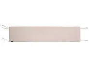 Trädgårdsbänk med dyna TUSCANIA 160 cm Eukalyptusträ Beige_1119215