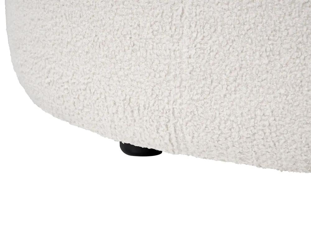Sofa 3 Seater LAERDAL Boucle Off-White_1062095