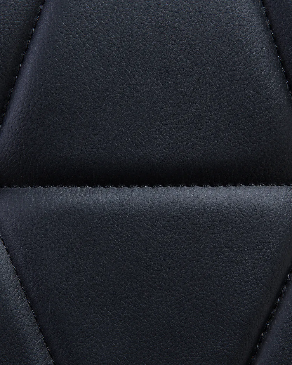 Set of 2 Bar Chairs VALETTA Swivel Faux Leather Black_868866