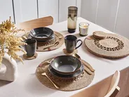 12 Piece Placemats and Coasters Set PEPPERBERRY Seagrass Natural_946277