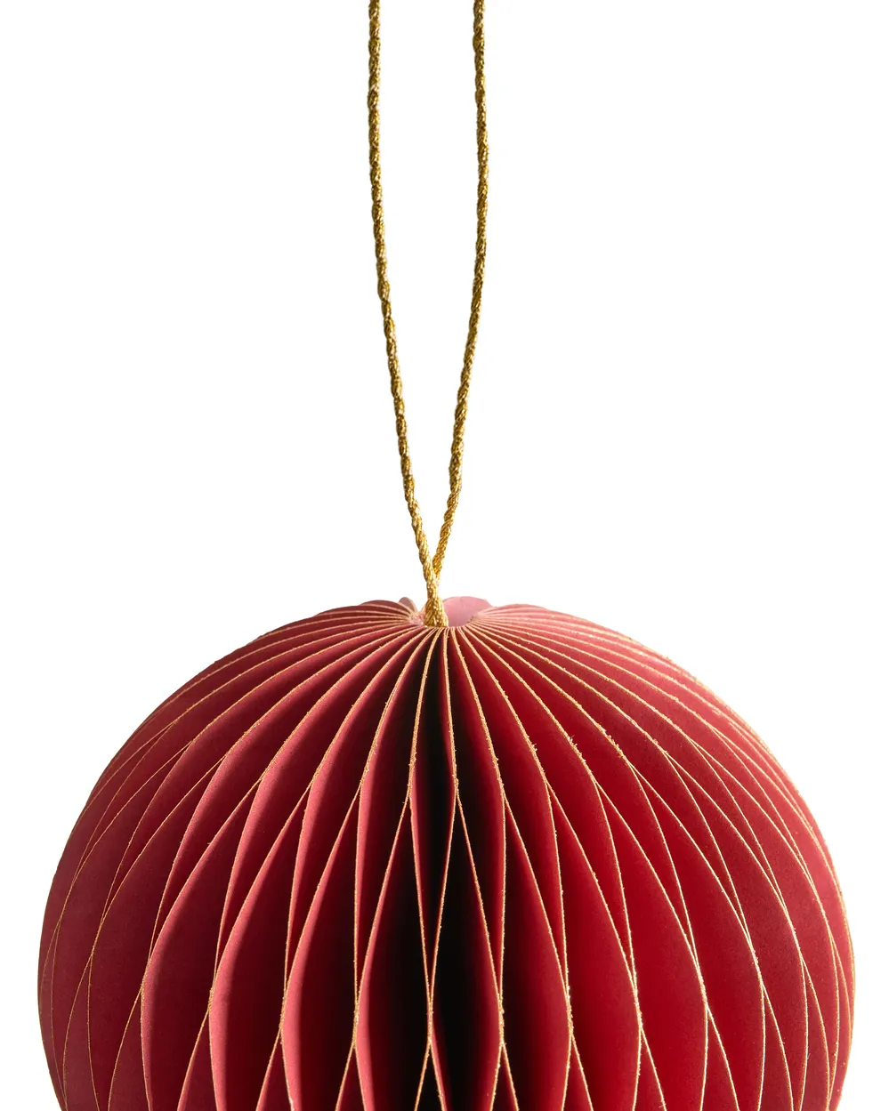 Set of 20 Christmas Tree Ornaments STORA Paper Multicolour_1030594