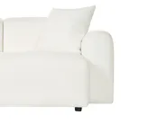Modular Corner Sofa 3 Seater HEDE Boucle White Right Hand_1091906