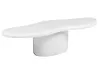 Sofabord CONZA 57 cm 120 cm Terrazzo-effekt Hvit