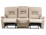 Manuell reclinersoffa 3-sits BERGEN Beige_1064884