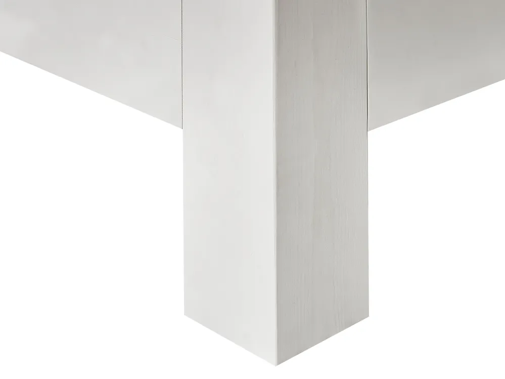 Bed Pine Wood ROYAN 140 x 200 cm (EU Double) White_925897