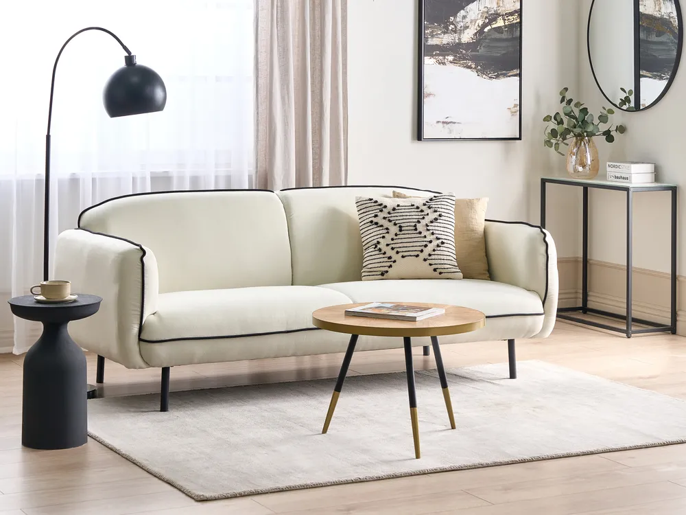 Sofa 3 Seater TONSBERG Fabric Light Beige
