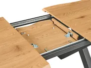 Extending Dining Table BRONSON Brown 140/180 cm 90 cm_1002800