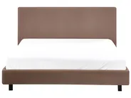 Waterbed Boucle ALBI 140 x 200 cm (EU Double) Brown_981608