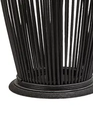 Lantern TAHITI 84 cm Bamboo Black_734291
