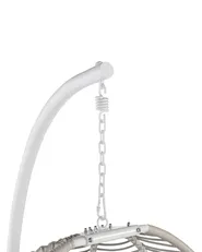 Hanging Chair with Stand ARCO Metal White_844235