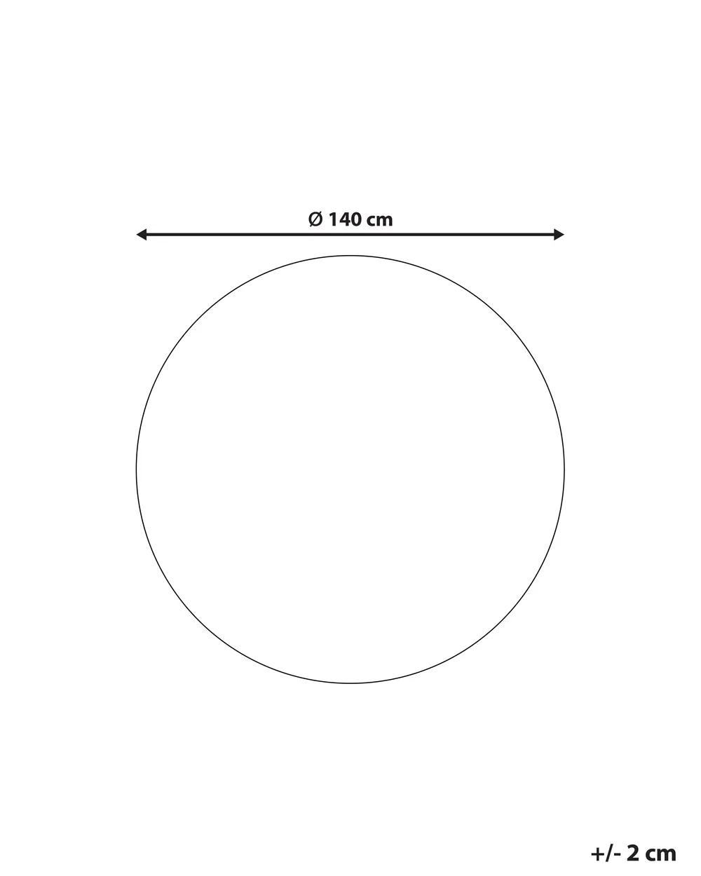 Lastenhuoneen matto KHARAT Pastellipinkki ø 140 cm Puuvilla_903850