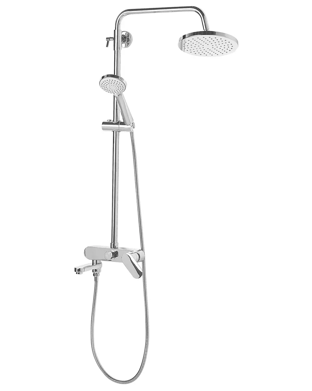 Duschblandare med regndusch GURARA Silver_797925