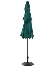Parasoll 285 cm BIBIONE Smaragdgrön_829368