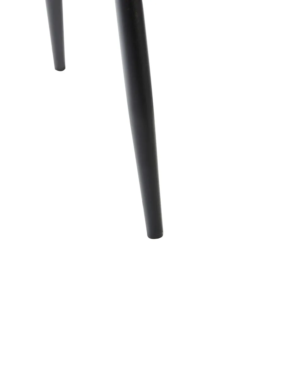 Set med 4 matstolar POWELL Sammet Svart_966743