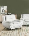 Armchair LEIRA Faux Leather White