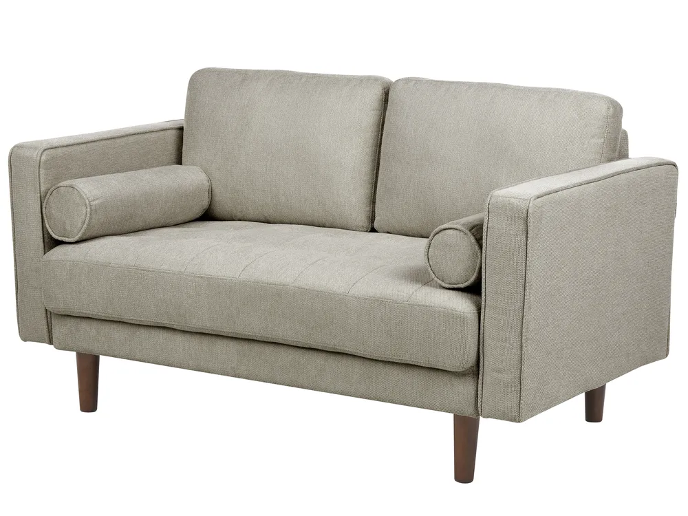 Sofa 2 Seater NURMO Fabric Taupe_896356