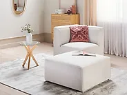 Ottoman LEMVIG Corduroy Off-White_1186452