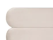 Bed Velvet LESSAY 180 x 200 cm (EU Super King) Light Beige_982211