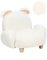Barnfåtölj Kanin KANNA Bouclé Off-White