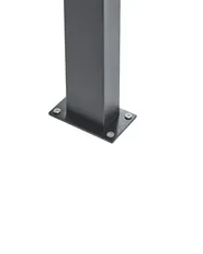 Freestanding Outdoor Shower PARRILLAR Black_1078944