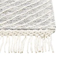 Rug SAVUR Grey 160 x 230 cm Wool_862384