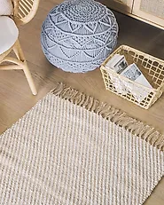 Rug ALADAG Beige 80 x 150 cm Jute_1178110