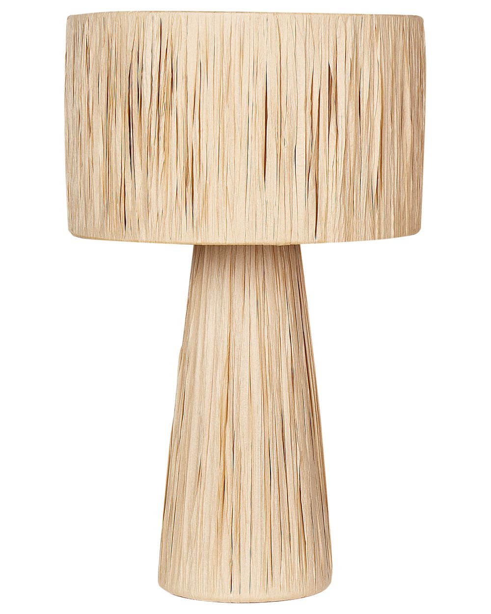 Bordslampa WELMEL Korg Naturlig