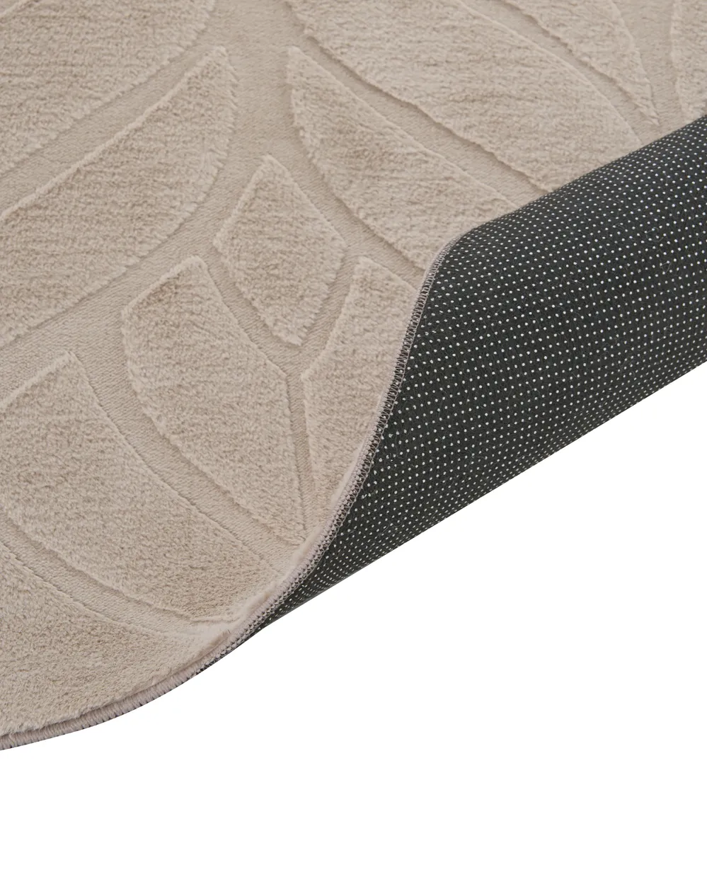 Fuskpälsmatta MITCHELL Beige 160 x 160 cm_1092446