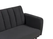Sofa Bed 3 Seater VIMMERBY Fabric Black_899973