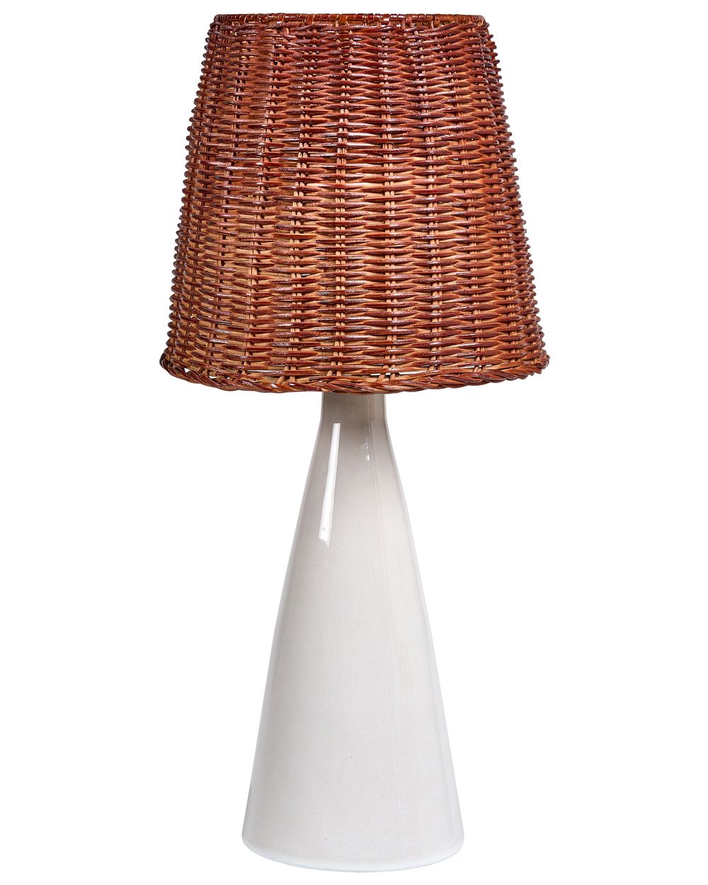 Bordlampe MADURU Keramikk Hvit