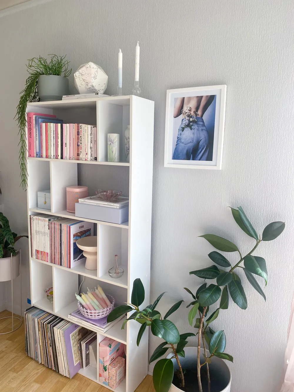5 Tier Bookcase ORILLA 174 cm White_832319