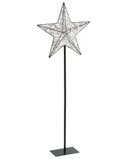 Ulkokoriste LED-valo SANNAN 110 cm Tähti Musta_1031822