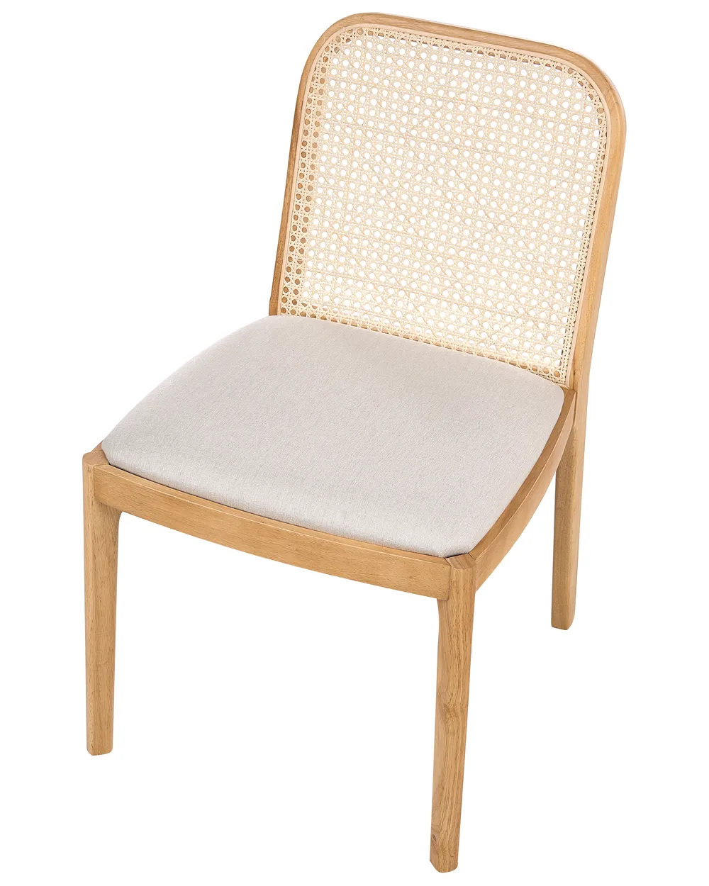 Set med 2 matstolar EDINA Ljusbrun/ Beige_985660