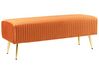 Upholstered Bench PATERSON Velvet Orange