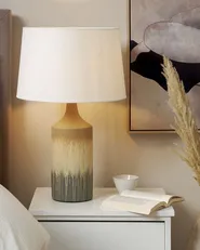 Bordslampa CALVAS Keramik Flerfärgad_843211