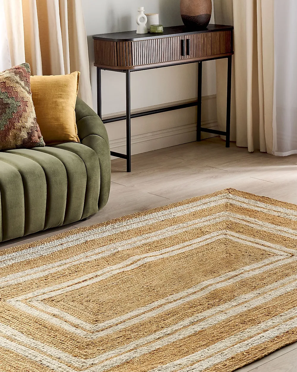 Matto ELMALI Beige 160 x 230 cm Juutti_1183743