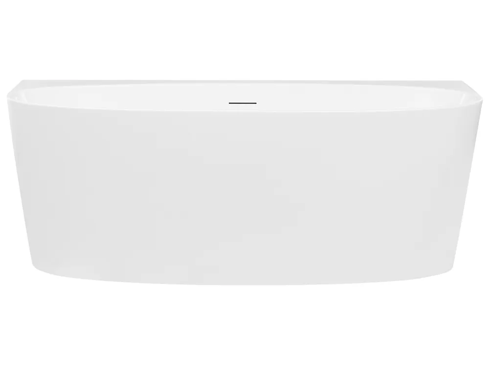 Back to Wall Bathtub PARNAIBA 1600 x 800 mm White_1168366