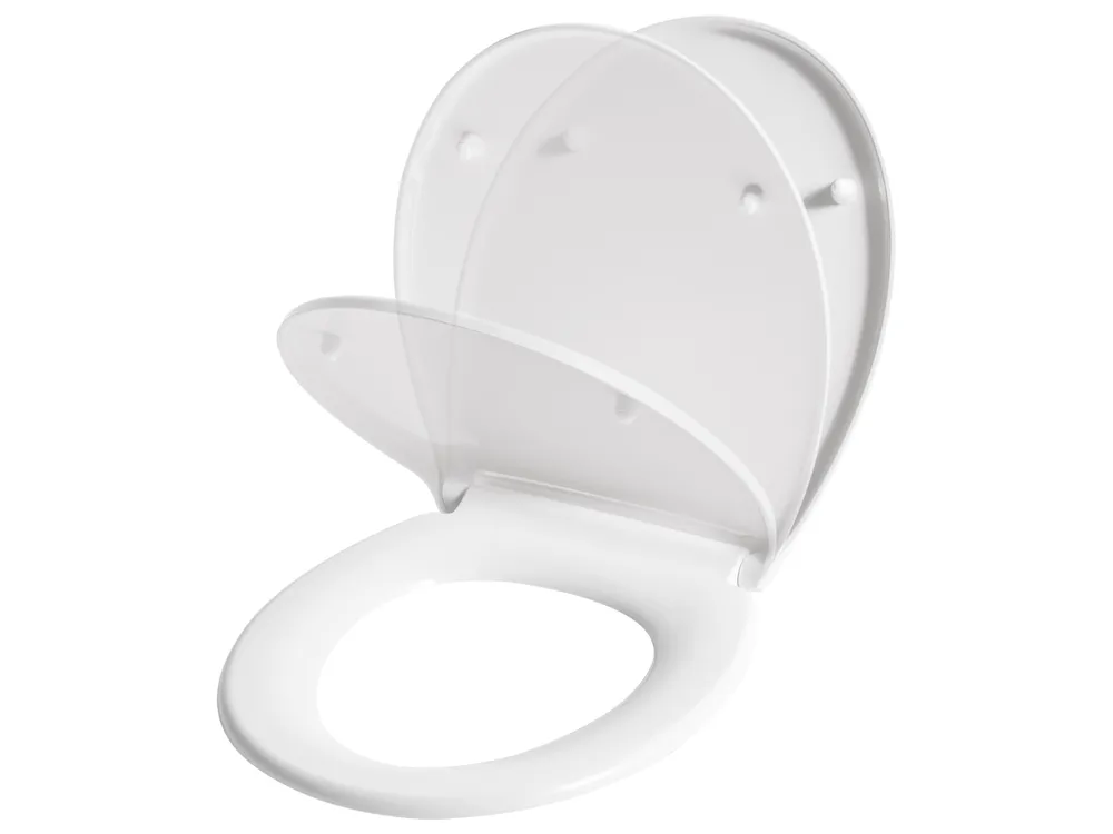 Toilet Seat PAPURI Soft Close Duroplast White_1016502